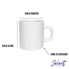 Caneca de Porcelana 100ml