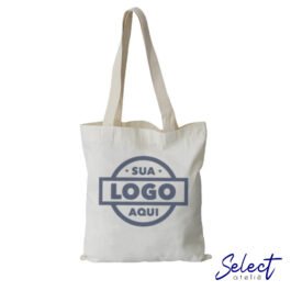 Sacola Ecobag em Algodão Cru Ecológico 35x40cm