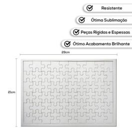 Quebra Cabeça Para Sublimação Em Branco