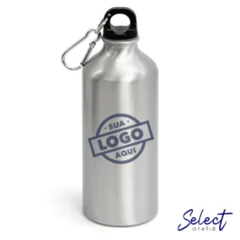 Squeeze de Alumínio Prata 600ml