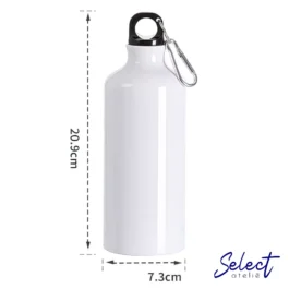 Squeeze de Alumínio Prata 600ml